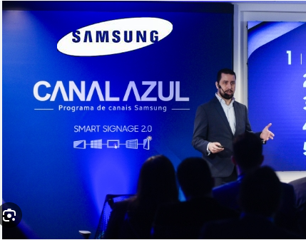 Parceria Samsung Canal Azul